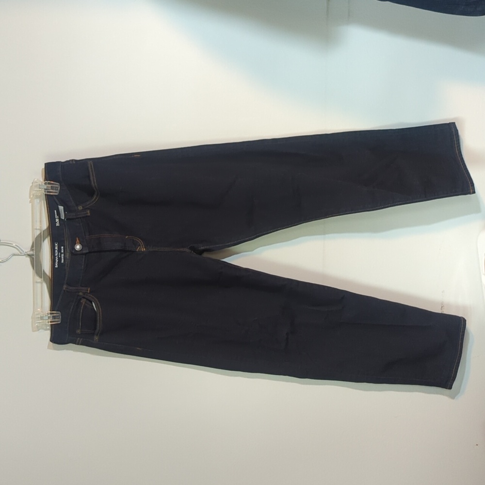 Banana Republic Dark Blue Straight Fit Denim